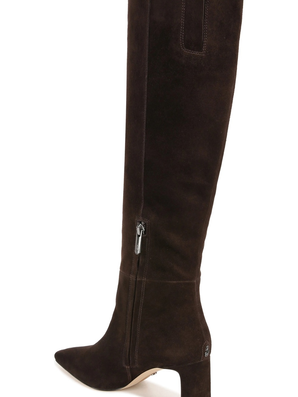 Sam Edelman Dark Brown Tall Suede Knee-High Boot NWT - Picture 7 of 7